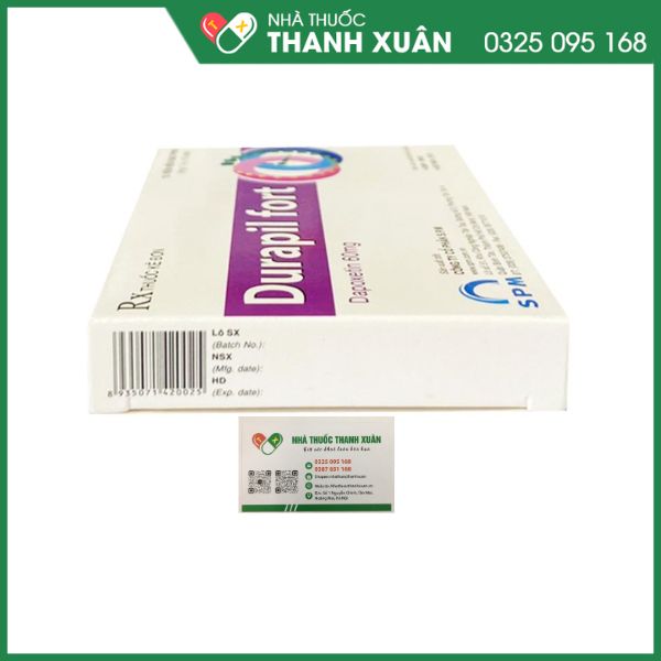 DURAPIL fort - Điều trị xuất tinh sớm ở nam